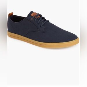 CLAE Ellington Men’s Sneakers Navy Blue Textile Gum Sole NWT 7.5